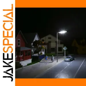 5pcs HO Scale Metal Street Lights with LEDs