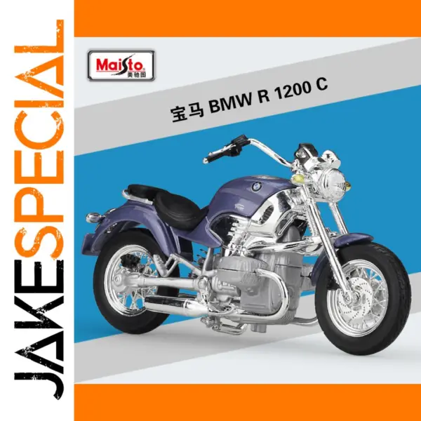 Maisto 1:18 Scale BMW R1200C Diecast Motorcycle