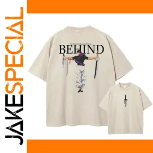 Oversized Cotton Anime Graphic T-Shirt for Men