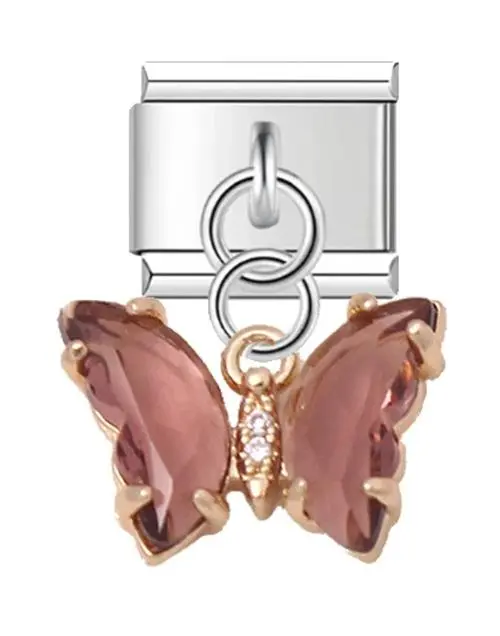 Zircon Butterfly Charm for DIY Bracelets 30 Zircon Butterfly Charm for DIY Bracelets - Image 30