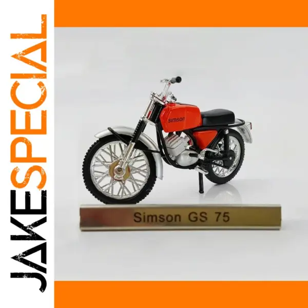 1:24 Scale Simson GS 75 Motorcycle Model
