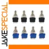 10PCS 3PDT 9 Pin Guitar Pedal Footswitch