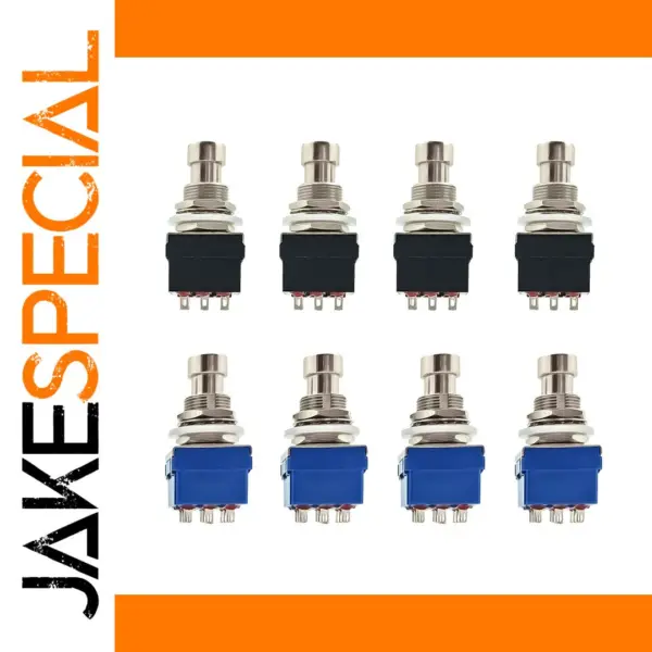 10PCS 3PDT 9 Pin Guitar Pedal Footswitch
