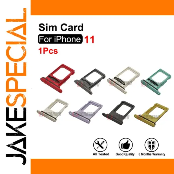 iPhone 11 Dual SIM Card Tray with Waterproof Ring