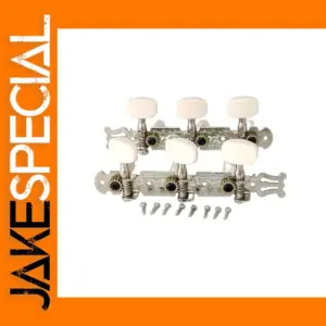 2 Pack Chrome Tuning Pegs for Guitar