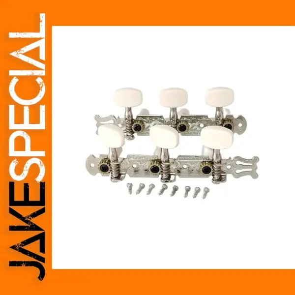 2 Pack Chrome Tuning Pegs for Guitar