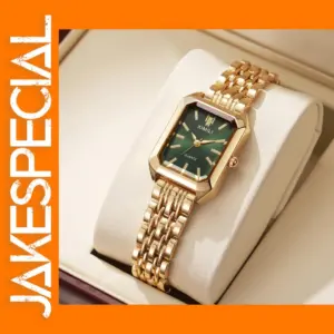 Women's Quartz Watch Model V248 Gold Green