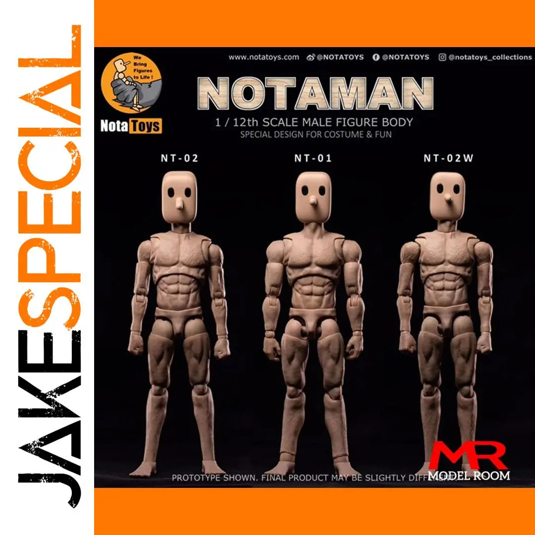 Notaman 1/12 Male Action Figure NT-01 NT-02 NT-02W 1 Notaman 1/12 Male Action Figure NT-01 NT-02 NT-02W
