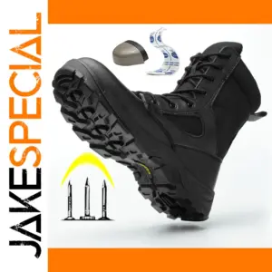 Steel Toe Puncture-Proof Work Boots