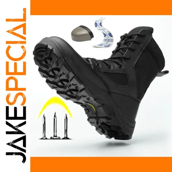 Steel Toe Puncture-Proof Work Boots
