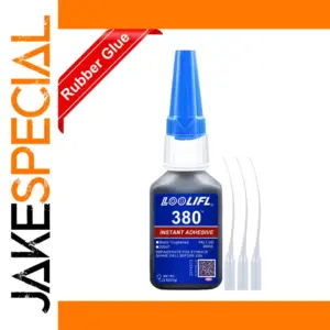 Black Rubber Super Instant Glue 20g LOOLIFL 380