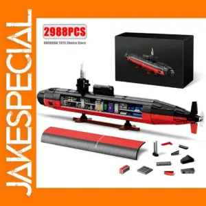 2988Pcs Military Submarine Battle Blocks Set