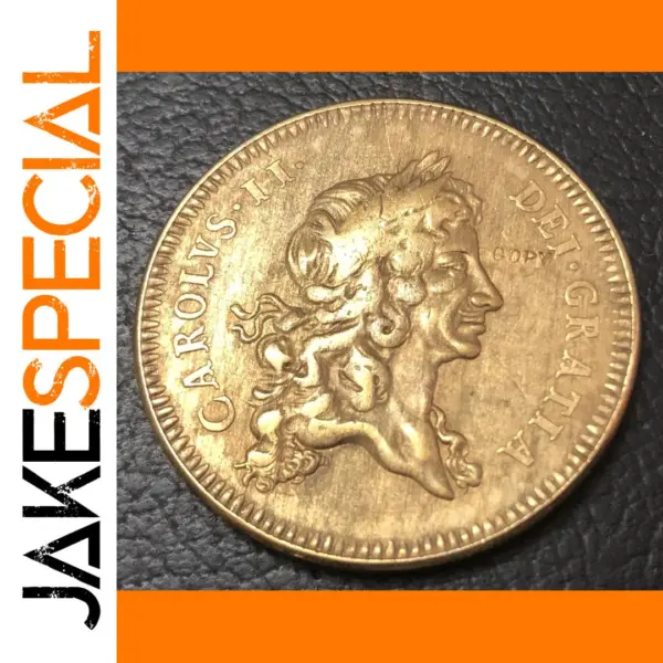 1672 England 5 Guineas Gold Replica Coin