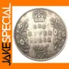 1908 Indian One Rupee with Floral Design