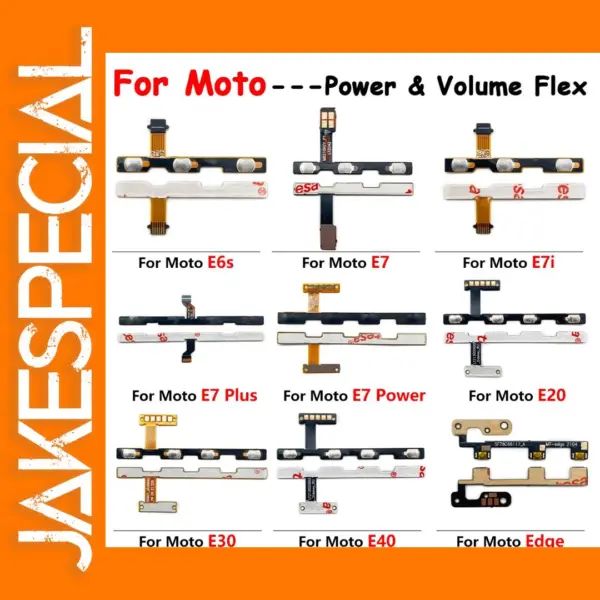 Moto E Series Power & Volume Button Flex Pack