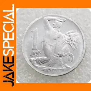 Czech 1947 1 Koruna Silver Coin Replica