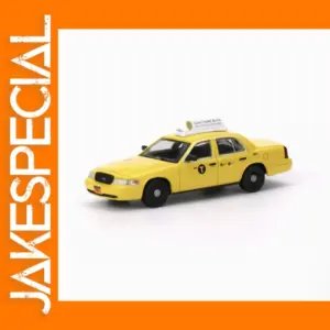 1/64 Scale Ford Crown Victoria CV Yellow Taxi
