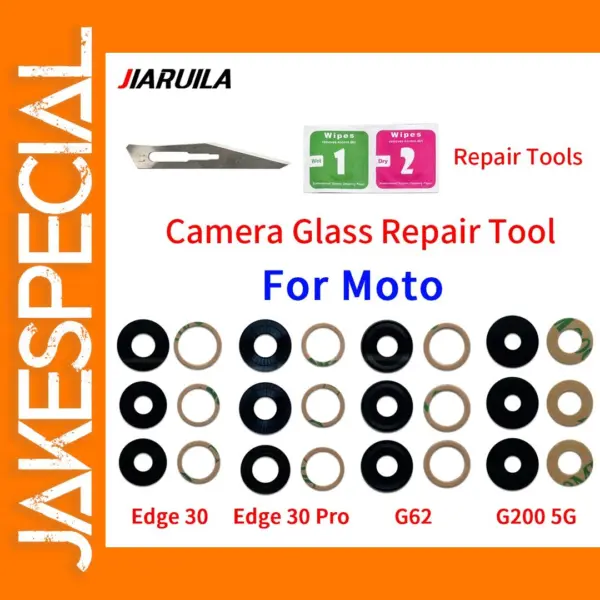 Motorola G Series Rear Camera Glass Lens with Adhesive