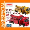 Electric Remote Control Crane Truck Building Set