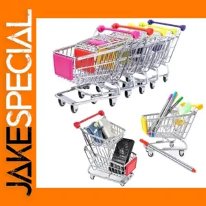 1:48 Miniature Metal Shopping Trolley Model