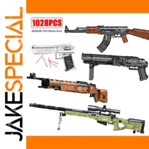 WW2 Submachine Gun Building Blocks Model