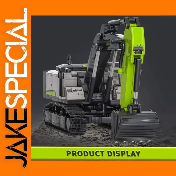 Excavator Building Blocks Construction Vehicle Toy