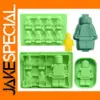 Robot Silicone Ice Cube Tray Set of 6