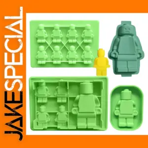 Robot Silicone Ice Cube Tray Set of 6