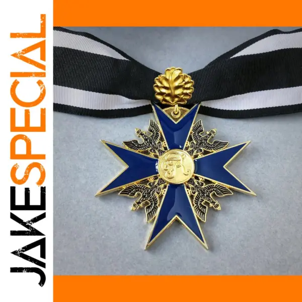 German Eagle Medal Zinc Alloy Pendant