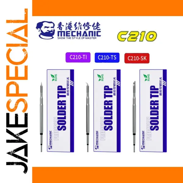 Mechanic C210 Soldering Iron Tips Set