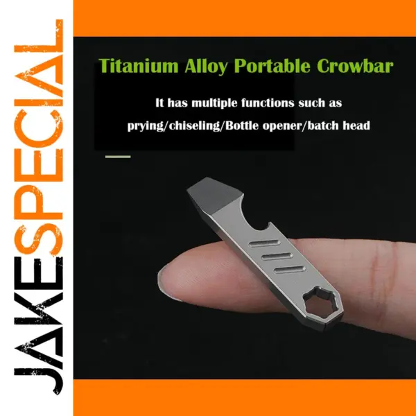 Titanium Alloy Multifunctional Crowbar Tool