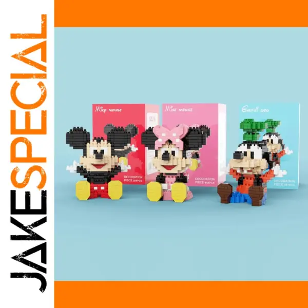 Mickey and Minnie Mini Building Blocks Set