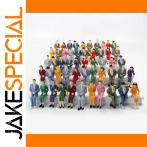 50pcs G Scale Seated Model Figures Set