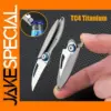 Titanium Alloy Mini Folding Knife Bottle Opener