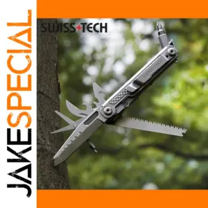 SWISS TECH 11 in 1 Folding Multi-Tool Knife