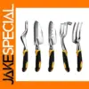 Ergonomic Garden Tool Set with Gloves