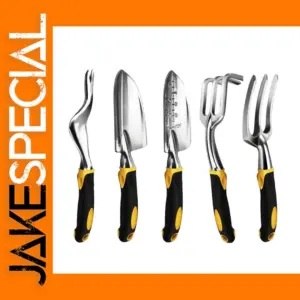 Ergonomic Garden Tool Set with Gloves