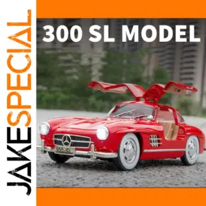 1:24 Alloy 300SL Vintage Toy Car Model