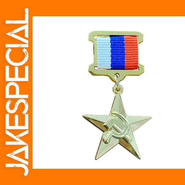 Soviet Labor Hero Medal Enamel Pin Badge