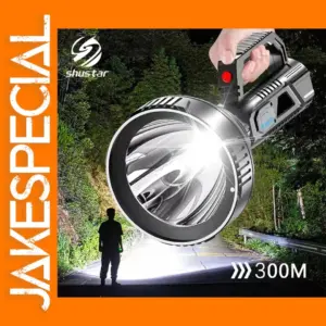 Powerful Rechargeable LED Flashlight for Camping