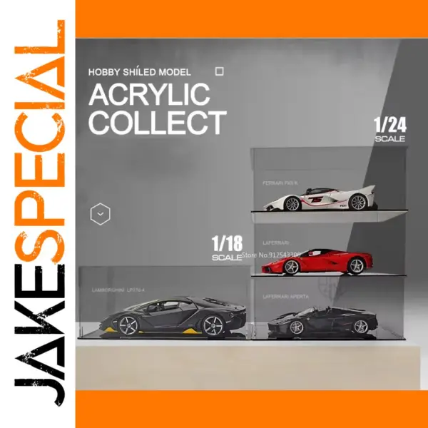 Car Model Display Storage Box Dust Cover