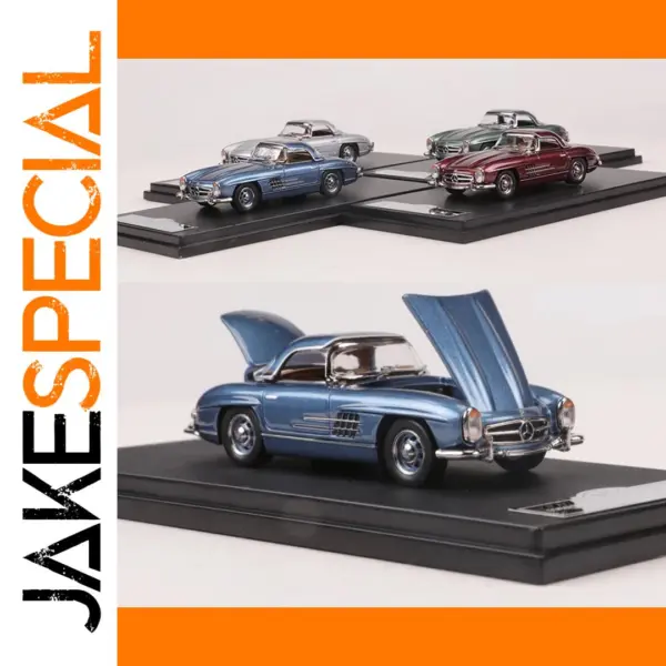 1960 Mercedes 300SL 1/64 Diecast Model Car