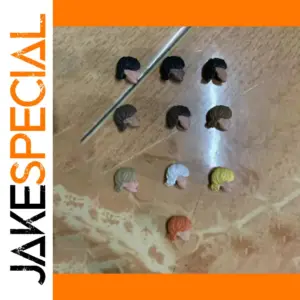 1:18 Female Military Head Sculpture Accessory