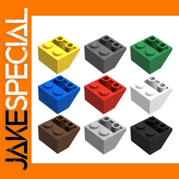 2x2 Slope Face Reverse Brick Building Blocks