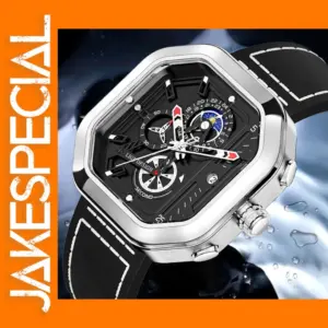 Luxury Men's Quartz Sports Watch with Luminous Dial