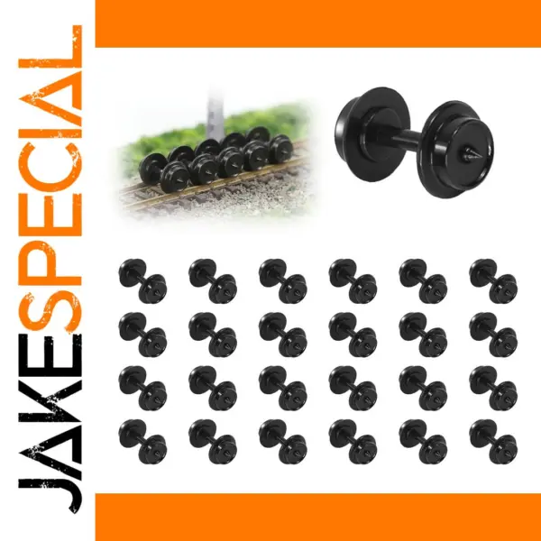 24pcs N Scale 1:160 Plastic Wheelset HP07N