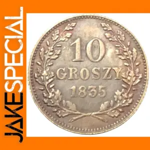 1835 Krakow 10 Groszy Replica Coin