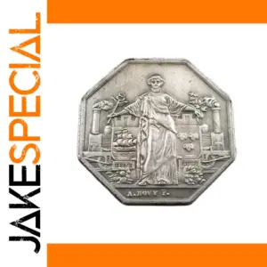 Octagonal Liberty Silver Coin Replica