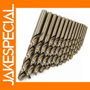 15pc M35 Cobalt Twist Drill Bit Set