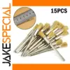 20 PCS Brass Rotary Wire Brushes for Drills
